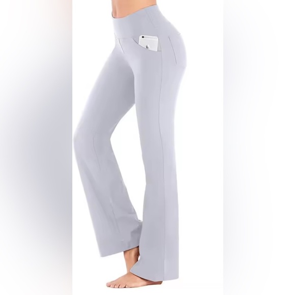 IUGA Pants - IUGA Wide Leg Yoga Pants Size: Medium pockets polyester spandex